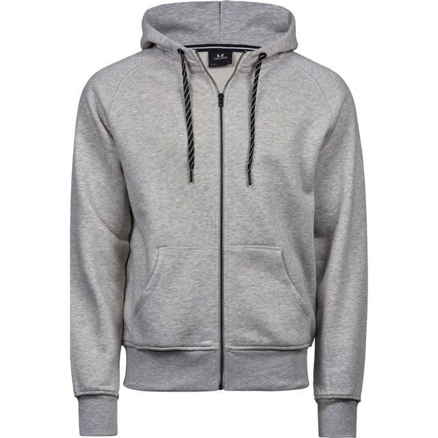 Tee Jays Mens Full Zip Hooded Sweatshirt