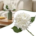 thumbnail image 3 of 1 Pcs Hydrangea Artificial Flower, 20'' Tall Large Bloom Faux Hydrangea Flowers,Real Touch Fake Flowers, Bouquet Home Wedding Part Decor, DIY Floral Arrangement, 3 of 9