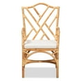thumbnail image 2 of Baxton Studio Delta Natural Finished Rattan Armchair, 2 of 6