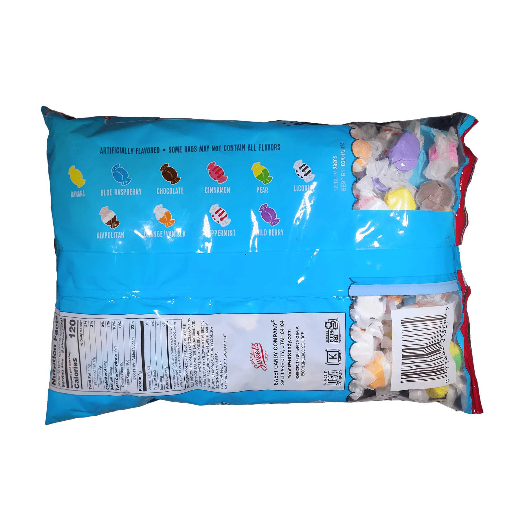 V.I.P. Sweet's Original Salt Water Taffy, 45.12 oz