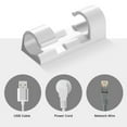 thumbnail image 3 of 20Pcs Self-Adhesive Cable Clips Office Home Use Wire Desktop Organizer Charging Cord Holder Management, 3 of 8