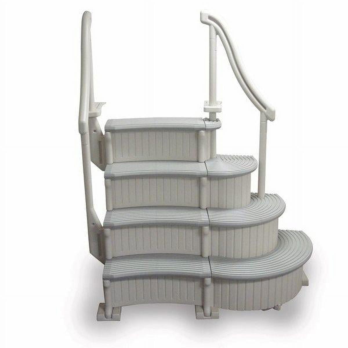 Curve Base In-Pool 4-Step Above Ground Pool Add-On Ladder CCX-ADD