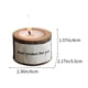 thumbnail image 3 of Fiudx Vela de Aromaterapia de Madera, Diseño de Madera Natural, Aroma Relajante, Ideal para Decorar El Hogar, Ideal Como Regalo de Cumpleaños, Marrón, Material Abs, Tamaño 7 × 6 × 5,5 Cm, 3 of 6
