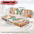 thumbnail image 7 of FKELYI UTV Seat Cover Waterproof Powersports Seats Covers Anti-Dust Mule Bench Seat Cover Compatible with Mule SX 2017-2023 Interior Decor Bohemian Flower Butterfly Print, 7 of 7
