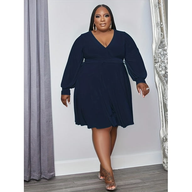 Walmart plus size casual hotsell dresses
