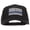 Black, variant on Thin Blue Line USA Flag Patched Mesh Cap - Black OSFM