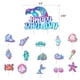 thumbnail image 4 of Kit de globos para fiesta de cumpleaños de sirenas, 39 unidades, látex y lámina, 4 of 4
