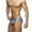 Light Blue, variant on Pitauce Mens Quick Dry Swim Briefs Low Waist Bikini Swimsuit Color Block Drawstring Swim Shorts Beach Bathing Suit