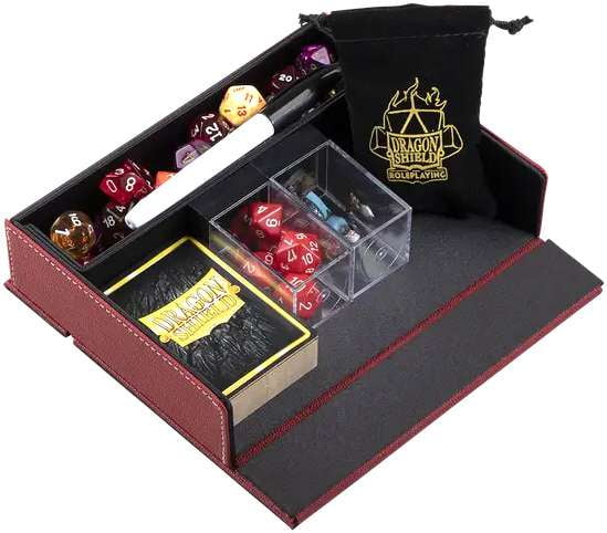 Dragon Shield RPG: Dice Companion - Blood Red - Durable and Sturdy Dice Companion - Compatible with Board Games, D&D DND Dungeons and Dragons, and TCGs/OCGs