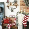 thumbnail image 3 of Christmas Pillow Covers 18x18 Set of 4 for Christmas Decorations Let it Snow Joy Red Christmas Pillows Hello Winter Holiday Throw Pillows Christmas Farmhouse Decor for Couch, 3 of 6