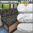 thumbnail image 6 of XYZCANDO Candy Cane RV Dinette Cushion Covers, RV Booth Seat Cover Stretchable Camper Cushion Couch Covers for Camper Car Bench 1 Backrest Covers & 1 Bench Covers, 6 of 7