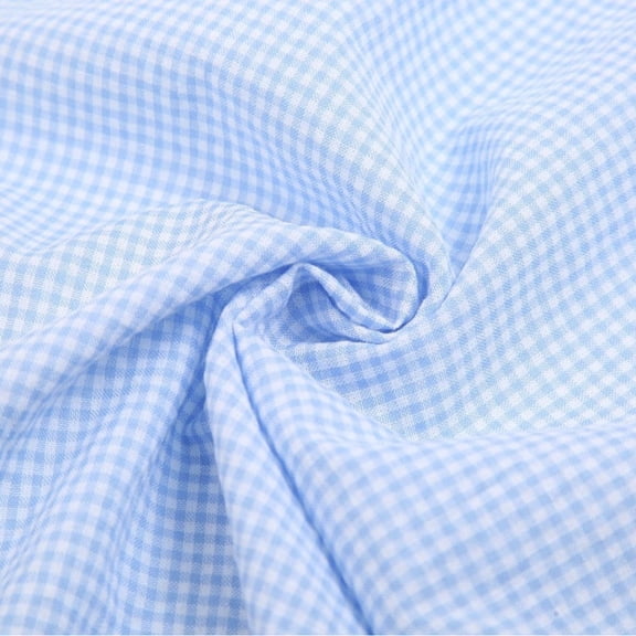 XmhyTop-A 1 Yard Fabric 150cm Wide Poly Cotton Blend for Sewing & Quilting, Craft Fabric for Clothing Home Decor Projects,Light Blue