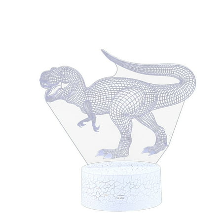 

3D Dinosaur Children Night Lamp 7 Led Colors Changing Table Desk Decoration XZ3
