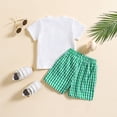thumbnail image 7 of Boys Clothes Toddler Little Boy Outfit Kids Summer Cotton Stretch Printed Short Sleeved Running Suit 0 3 6 12 18 24 Months T-shirt Tops Shorts 2PCS Set Outfits, 7 of 7