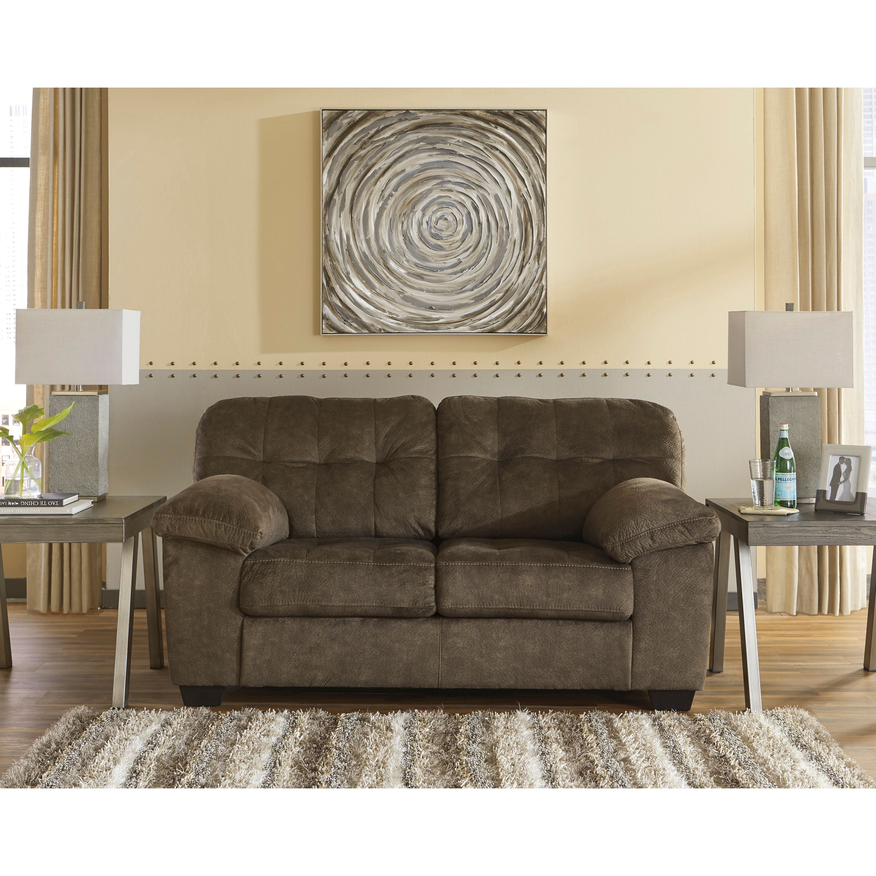Earth Microfiber Loveseat
