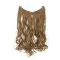 thumbnail image 2 of LELINTA Hair Hidden Wire Extensions Secret Hair Extensions Long Straight No Clips No Glue Hairpieces Invisible Fish Line in, 2 of 6