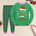 thumbnail image 2 of eczipvz Girls&Boys Christmas Pajamas Toddler Boy Kids Holiday Pajamas Set Santa PJS Winter Sleepwear Children Clothes，Size 3-4 Years, 2 of 5