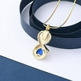 thumbnail image 5 of Infinity Urn Necklace for Human Pet Ashes Crystal Heart Cremation Necklace Stainless Steel Memorial Ash Jewelry for Women for Love Ones, 5 of 6