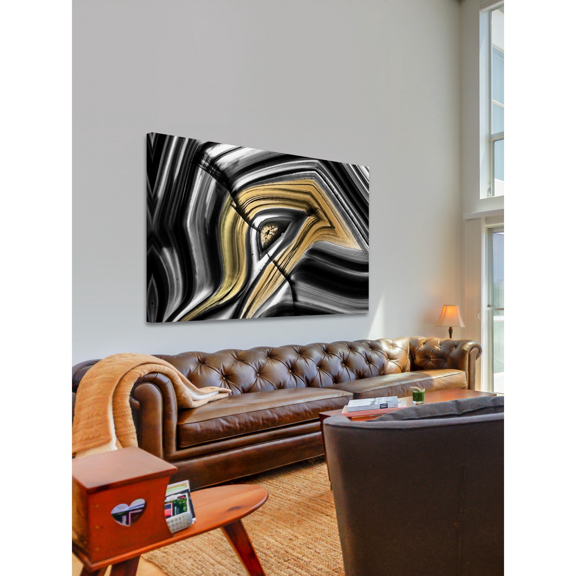 Marmont Hill 'Golden Bird' Painting Print on Wrapped Canvas
