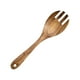 thumbnail image 3 of Cubiertos de madera, utensilios portátiles para servir alimentos, cuchara de ensalada reutilizable de mango largo tenedor, 3 of 9
