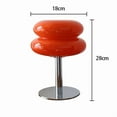 thumbnail image 5 of Macaron Glass Table Lamp Silver Modern LED Eye Protection Night Light For Bedroom Living Room, 5 of 5