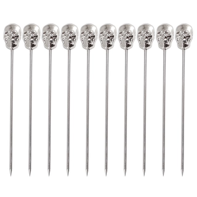 JULYING Cocktail Picks Stainless Steel Cocktail Skewers Set Reusable