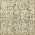 thumbnail image 1 of Ahgly Company Machine Washable Indoor Square Traditional Khaki Gold Area Rugs, 4' Square, 1 of 7