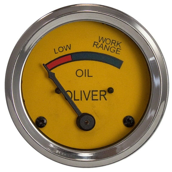 Oil Pressure Gauge (0-25 PSI) - Dash mounted Fits White / Oliver Tractor 7K344 1HA344A 608744A