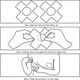 thumbnail image 2 of Cubrepezones desechables con forma de corazón y purpurina, 2 of 7