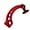 Red, variant on Motorcycle Brake Lever Replacement Part Lightweight Aluminum Upgrades Improves Braking Performances Control for Bikes MIO