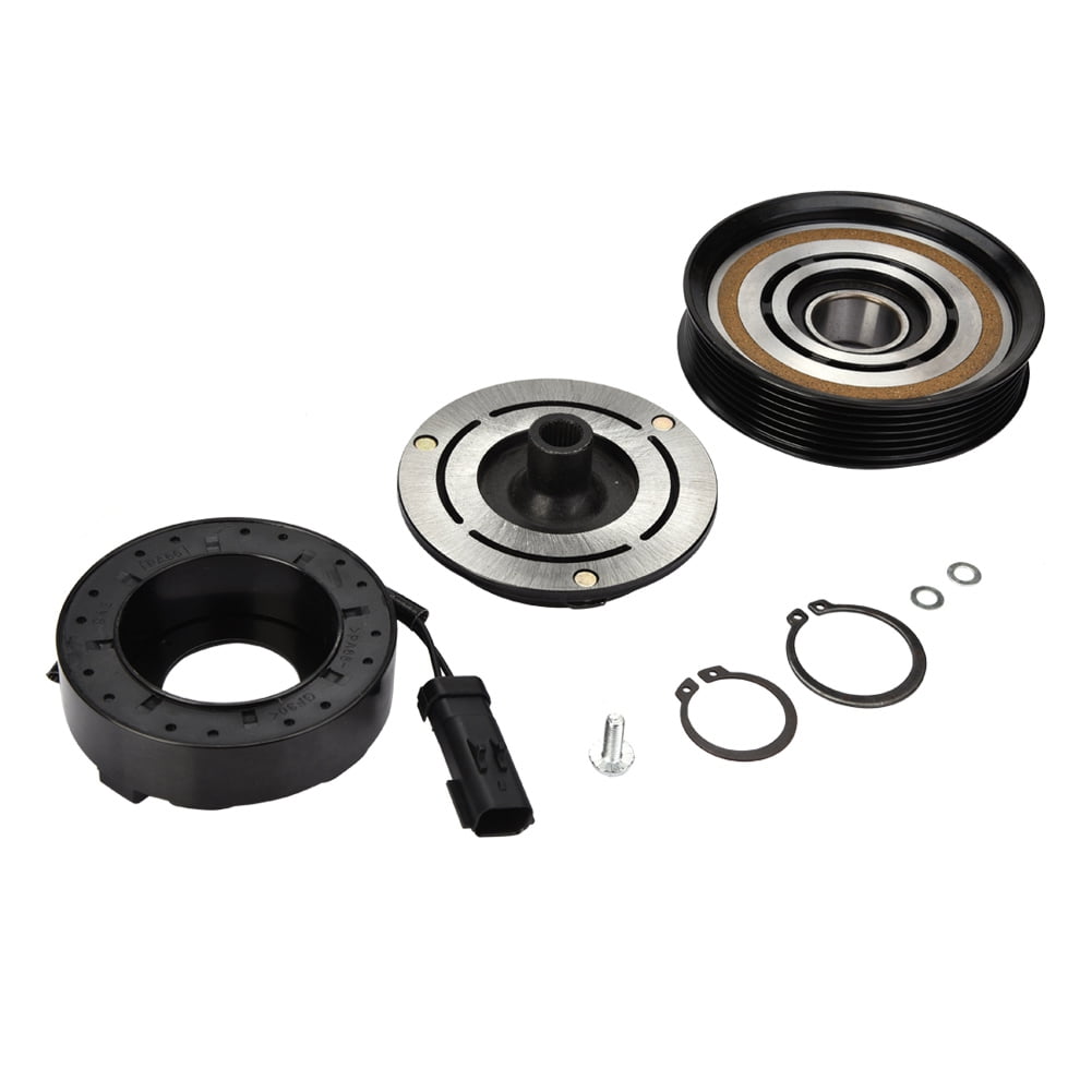 WALFRONT AC A/C Compressor Clutch Assembly Pulley Coil for Dodge Grand