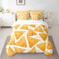 thumbnail image 2 of Cheese Corn Flakes 7 Pieces Queen Comforter Set,Yummy Cheese Bed in a Bag Comforter & Sheet Set All Season,Delicious Snacks Bedding Sets with Comforter, Sheets, Pillowcases & Shams, 2 of 5