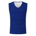 thumbnail image 3 of Tank Tops Men,Men's V Neck Tank Top Lightweight Solid Sleeveless T Shirt,T Shirt Vest,Mens Tank Top(Color:Blue,Size:2XL), 3 of 5