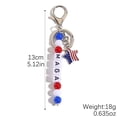 thumbnail image 3 of Acrylic Letter Beaded Keychain Pendant, 3 of 7