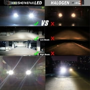 For Ford FOCUS 2012-2018 LED Headlight Bulbs,H1 High Beam+H11 Low Beam+H11 LED Fog Light Bulbs,6pcs