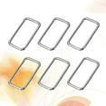 thumbnail image 3 of Ortofally Buckle Ring Metal Rings Strap Buckle Keeper DIY Accessories for Webbing Belts Shoes Bags Strap ( Silver ) 20pcs, 3 of 10