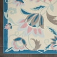 thumbnail image 4 of Nourison Jubilant Floral Ivory/Multicolor 5'3" x 7'3" Area Rug, (5x7), 4 of 8