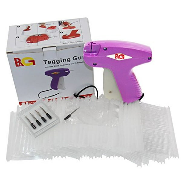 PAG Standard Tagging Gun Price Tag Attacher Gun for Clothing with 5 Needles  and 2000 2