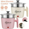 thumbnail image 1 of Electric Hot Pot with Steamer 55oz Non-stick Mini Electric Cooker 2 Speed Electric Portable Electric Pot Cooker with Over Heating Boil Dry Protection for Noodles Cooking, 1 of 8