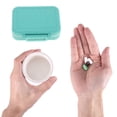 thumbnail image 4 of Unique Bargains 3 Grids Single Layer Independent Pill Box 1 Pc Blue, 4 of 6