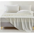 thumbnail image 2 of Chezmoi Collection Extra Soft Bed Sheets Set, Double Brushed Microfiber 14-Inches Deep Pockets, 4-Piece Sheet Set, California King, Ivory, 2 of 8