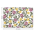 thumbnail image 5 of Pioneer Flower Floral Print Flannel Non Slip Door Rugs,Washable Door Mats Indoor,Decorative Door Mats,Dirt-Resistant and Absorbent Doormat for Entrance,Bedroom,Kitchen,Bathroom,23.5"x16", 5 of 5