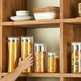 thumbnail image 6 of ZENS Glass Canisters Jar with Lid,Airtight Sealed 15 Fluid Ounce Spice Jars Sets of 2-4.76 x 3.15 IN, 6 of 6