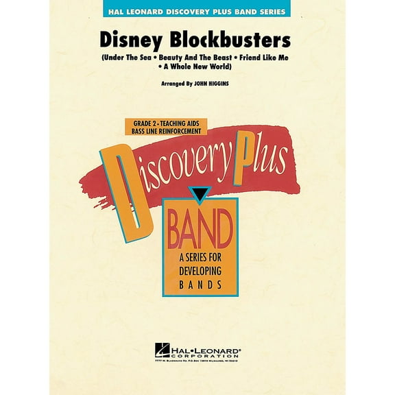 Hal Leonard Disney Blockbusters - Discovery Plus Concert Band Series Level 2 arranged by John Higgins