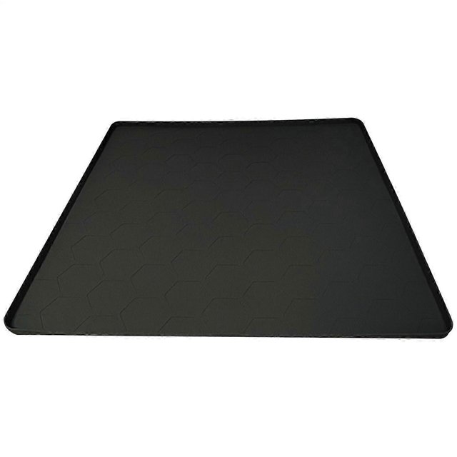 Silicone Mat for Refrigerators 23.6 x 23.6 Inches, Multifunctional Appliance Mat, Floor Protector, Black