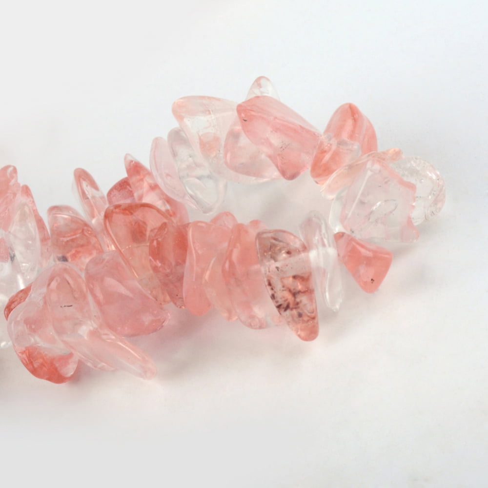 10Strand Cherry Quartz Glass Beads Strands Chip 4~10x4~6x2~4mm Hole: 1mm 210pcs/strand 80~81cm