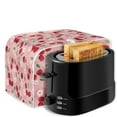 thumbnail image 6 of Yuyamidu Cherry Toaster Cover 4-Slice Bread Maker Cover Daisy Kitchen Dust Decoration Pink Appliance Protective Cover Spillproof Wide Slot Microwave Oven Dustproof Cover, 6 of 7