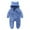Blue, variant on TAIAOJING Baby Down Snowsuit Hooded Girls Boys Bear Thick Snowsuit Hooded Coat Jumpsuit Kids Warm Coat 18-24 Months