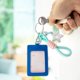 thumbnail image 1 of Card Holders With Star Glamour ID Badge Holders Cute 3 Inch Photo Card Case For Students, 1 of 6