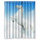 thumbnail image 1 of ABPHQTO Caballo blanco en las nubes Cortina de ducha Tejido de poliéster impermeable Cortina de baño 150x180 cm, 1 of 1